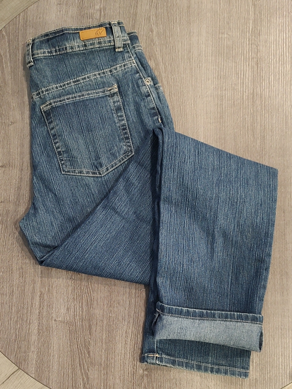 Gloria Vanderbilt Women's Straight-Leg Blue Jeans